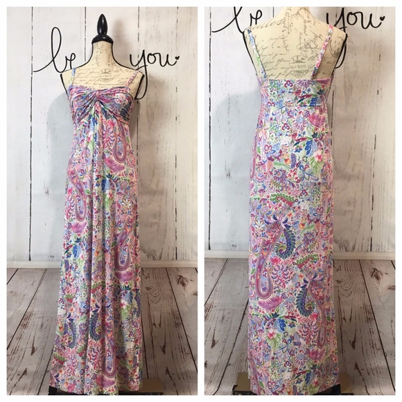 Tommy Bahama Dresses & Skirts - Tommy Bahama Paisley Maxi Dress Medium
